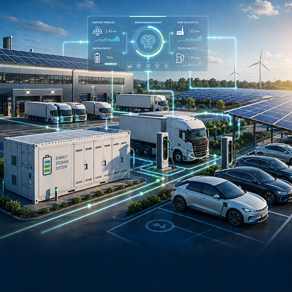Töltés, tárolás, energiamenedzsment – miért nem külön rendszerekben kell gondolkodni?